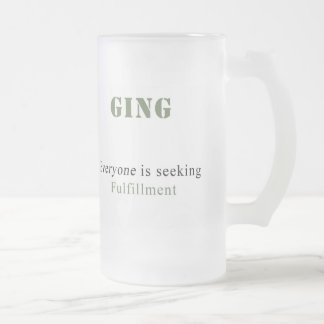 Tasse givrée personnalisée