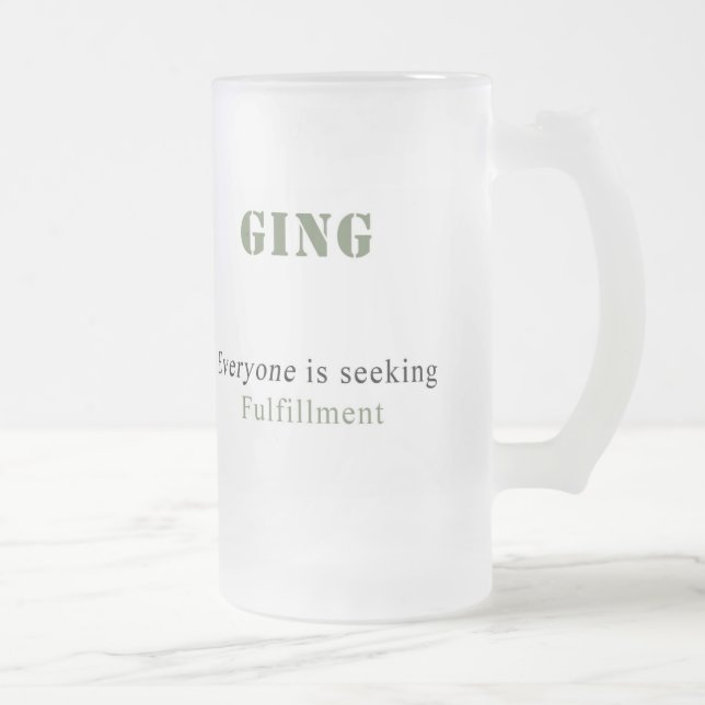Tasse givrée personnalisée (Droit)