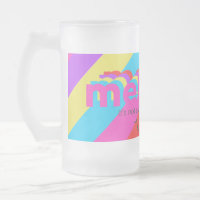 Tasse givrée rayée de Mehmz Shruggy grande