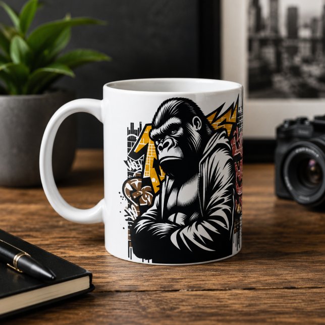 Tasse Gorille Sauvagement Cool (Wildly Cool Gorilla Mug)