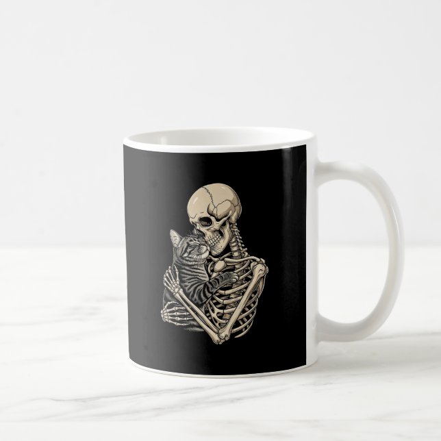 Tasse gothique d'amour - Chat roux serré par un sq (Droite)