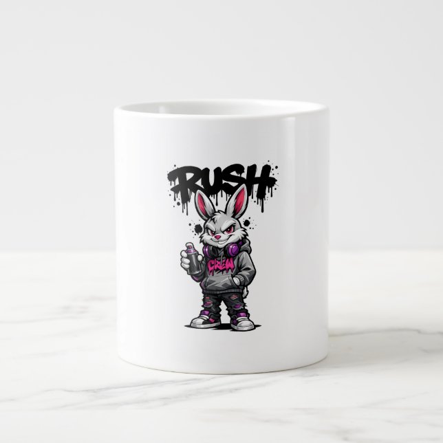 Tasse Graffiti Urban Rebel Rabbit (Devant)