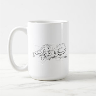 Tasse Grand Danois – Tasse de café minimaliste pou