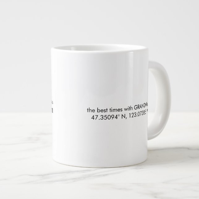 tasse GRAND-MÈRE (Devant droit)