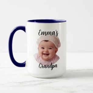 Tasse Grand-Père Personnalisée avec Visage de Bébé