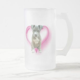 Tasse grande de chiot de Pitbull