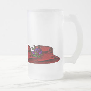 Tasse grande en verre de Red Hat de brocard