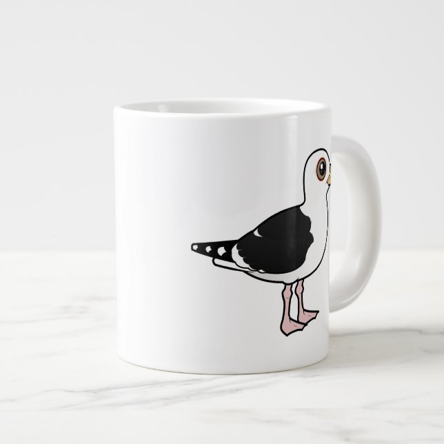Tasse Grande mouette à dos noir de Birdorable (Devant droit)