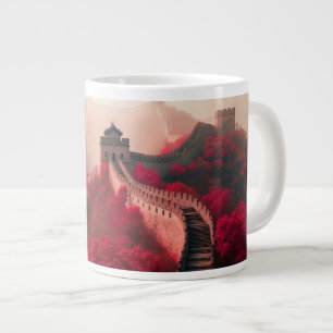 Tasse Grande Muraille de Chine en automne - Rouge Pittor