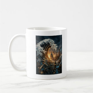 Tasse "Grande Vague de Pollution" Steampunk Londre