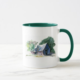 Tasse - Grange à l'aquarelle