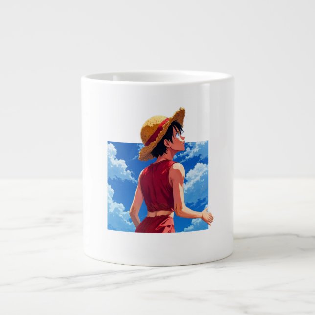 Tasse Graphique Anime Luffy Pointant (Devant)
