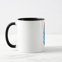 Tasse graphique éclat de couleur de chat – Éclabou