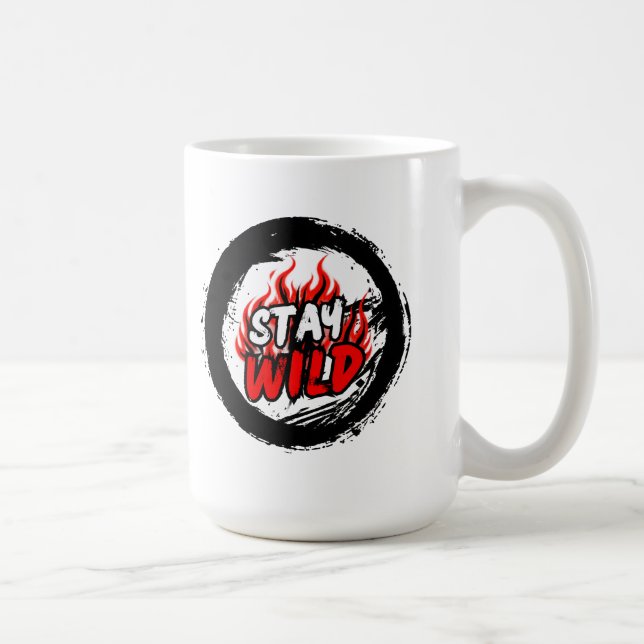 Tasse graphique Stay Wild (Droite)