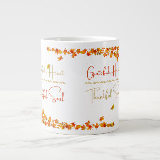 Tasse Grateful Heart Thankful Soul – Automne Minim