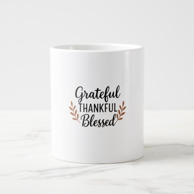 Tasse Grateful, Thankful, Blessed (Devant)