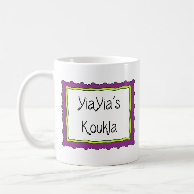 Tasse grecque "YiaYia's Koukla" (Gauche)