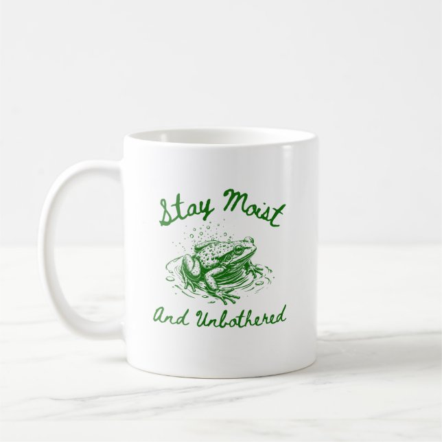 Tasse Grenouille « Reste Hydraté & Sans Soucis » – (Gauche)
