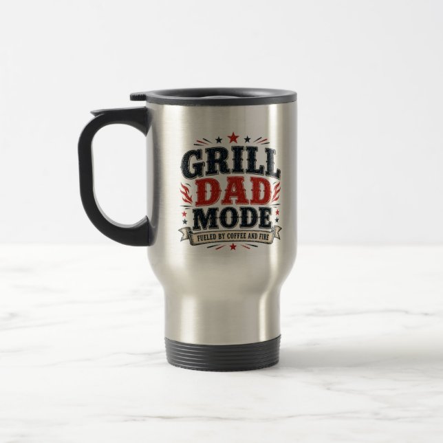 Tasse Grill Dad Mode alimenté par le café et le fe (Gauche)