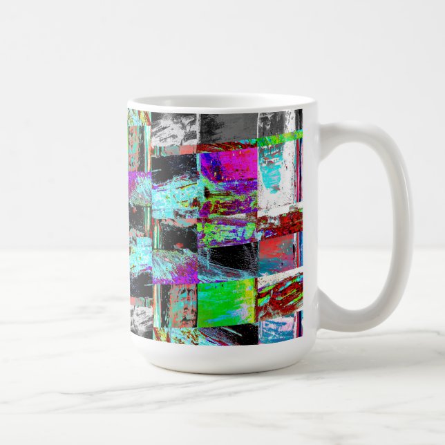 Tasse – Grille Abstraite (Droite)