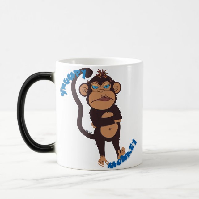 Tasse grincheuse de singe (Gauche)