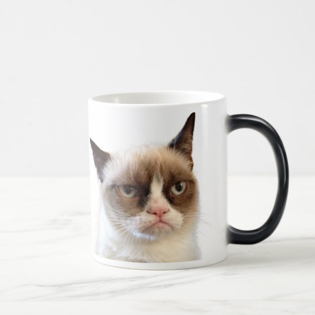 Tasse grincheuse originale de chat (Droite)