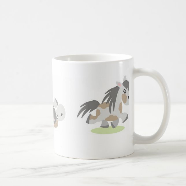 Tasse grise de roulement de poney (Droite)