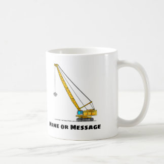 Tasse grue à chenilles, Gif opérateur de grue de c