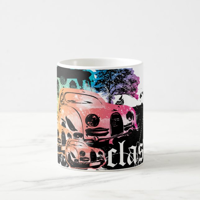 tasse grunge classique de saabs vintages (Centre)