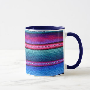 Tasse guatémaltèque de rayure de tissu