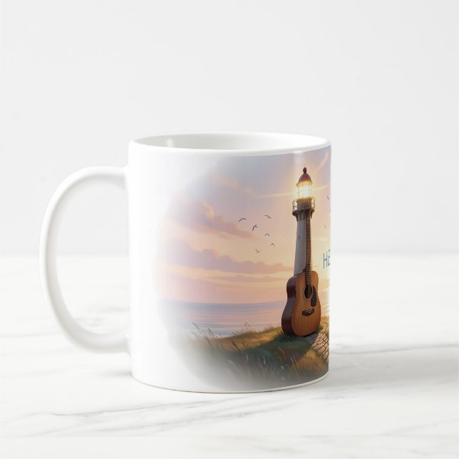 Tasse Guitare Côtière "Entendez la Mer" (Gauche)