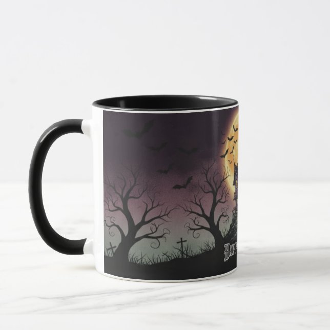 Tasse Halloween Maison Hantée (Gauche)