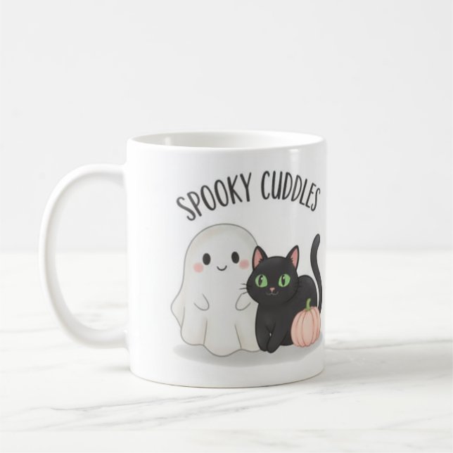 Tasse Halloween Mignonne Épouvantable (Gauche)