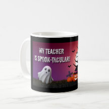 Tasse Halloween « Mon professeur est specta‑culair