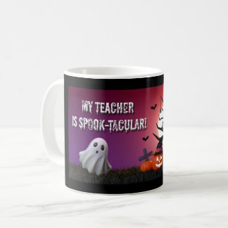 Tasse Halloween « Mon professeur est specta‑culair