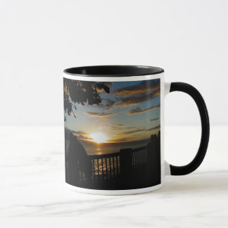 Tasse hawaïenne de coucher du soleil