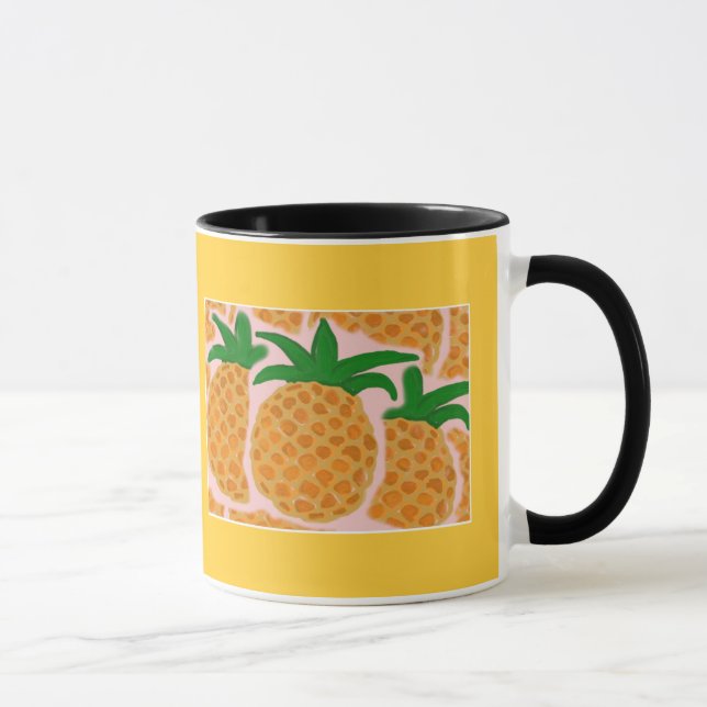 Tasse hawaïenne de style d'ananas (Droite)