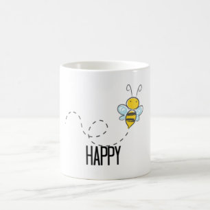 Tasse heureuse de "abeille" pour l'amant de café