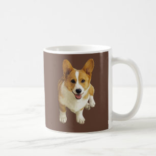 Tasse heureuse de corgi de Gallois de Pembroke