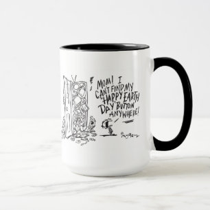 Tasse heureuse de jour de la terre