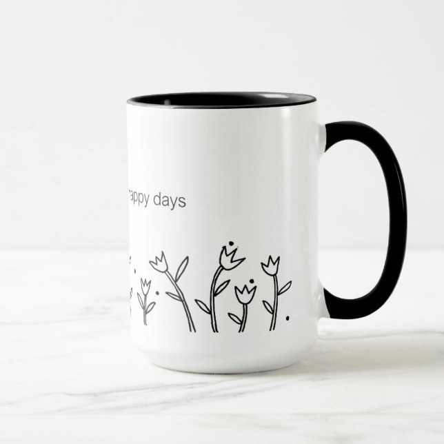 Tasse heureuse de jours - Sarah Fielke BOM 2016 (Droite)