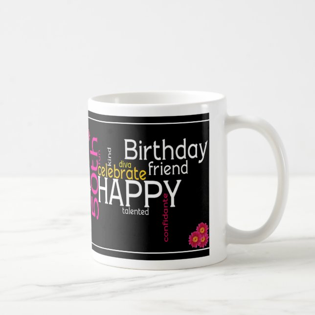 Tasse heureuse de l'anniversaire de la diva (Droite)