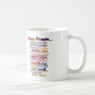 Tasse heureuse de personnes