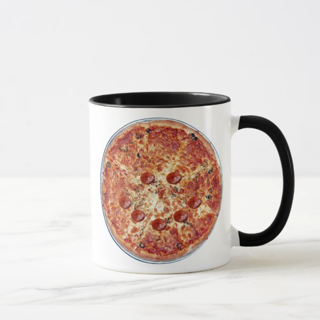 Tasse heureuse de pizza (Droite)