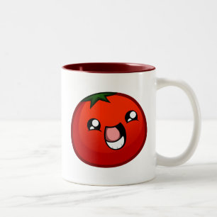 Tasse heureuse de tomate