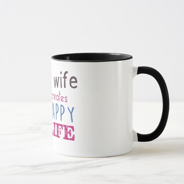 tasse heureuse d'épouse (Droite)