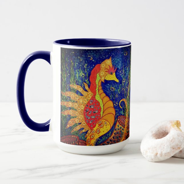 Tasse hippocampe (Avec donut)