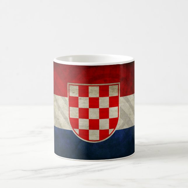 Tasse historique croate de drapeau (Centre)