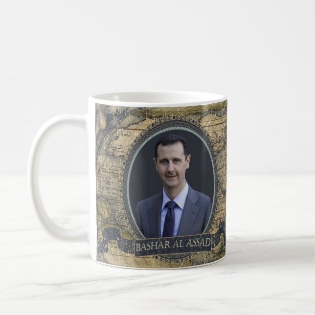 Tasse historique d'Assad d'Al de Bashar (Gauche)
