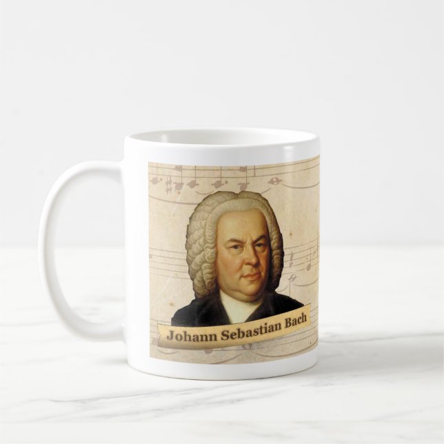 Tasse historique de Johann Sebastian Bach (Gauche)